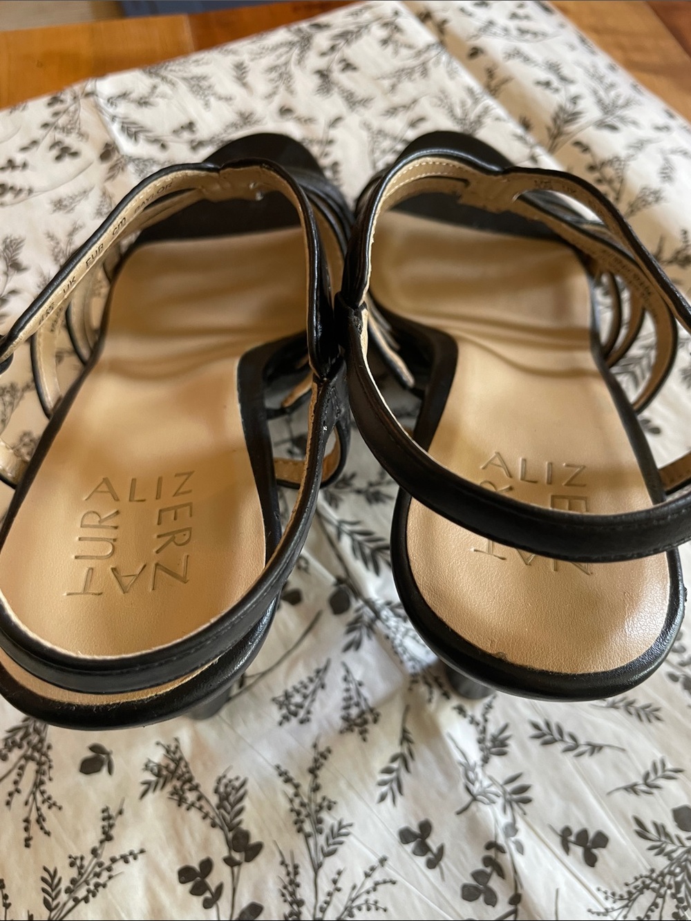 Naturalizer Baylor Black Strappy Slingback Heels. NWOT. Never worn! Brand new. - Picture 14 of 15